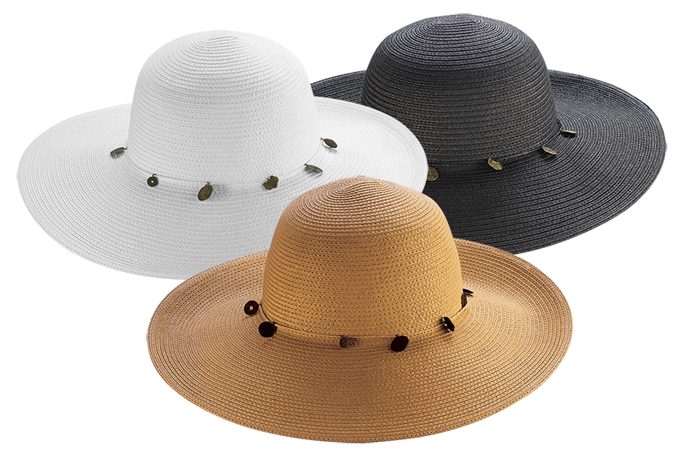 Calypso Womens Braided - Straw Sun Hats